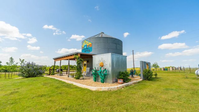 unique vacation rental silo house