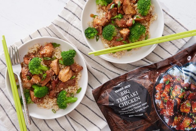 BBQ teriyaki chicken from trader Joe's 