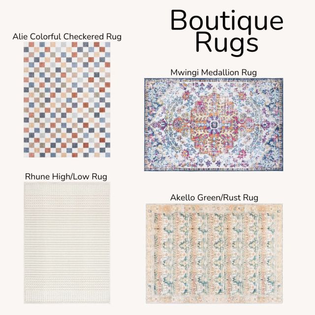 collection of boutique rugs