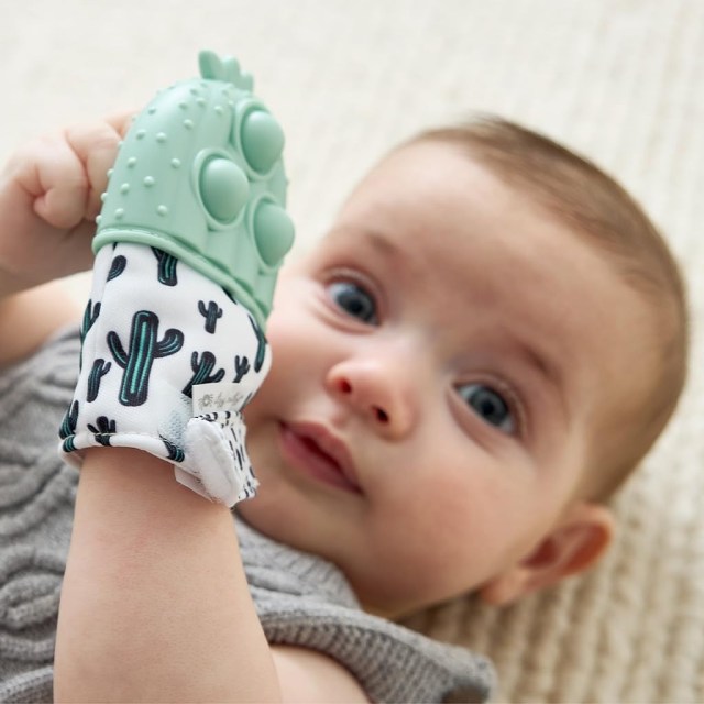 weird kids products teething mitt