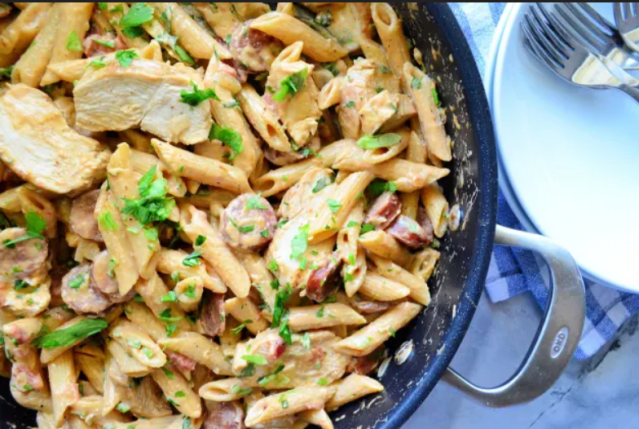 one-pot Cajun Chicken Pasta