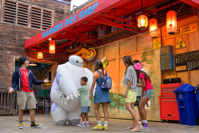 Baymax meet and greet at Disney California Adventure