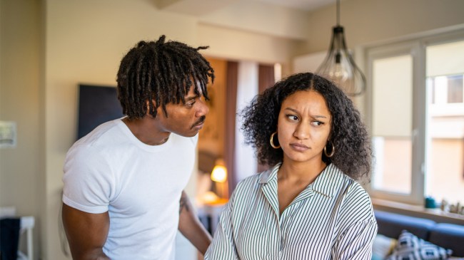 A couple having a fight using words couple should avoid when arguing for better communication