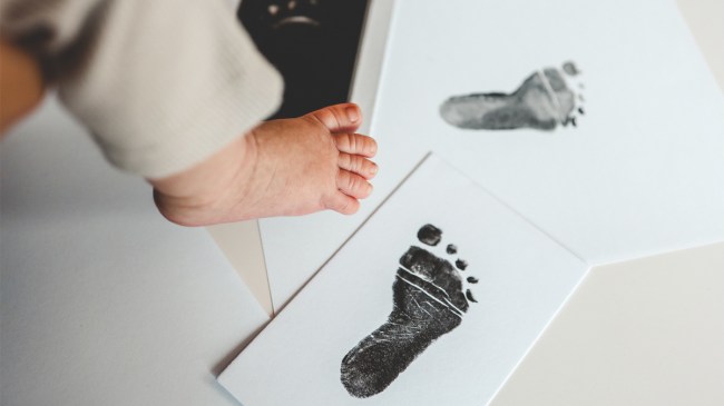 christmas footprint art and handprint crafts