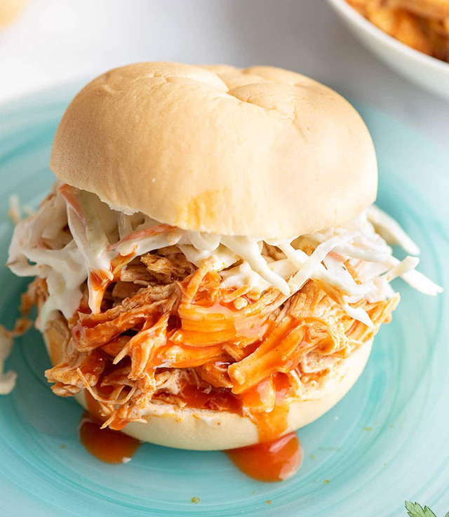 boulder locavore's insta pot buffalo chicken is one of the best chicken breast recipes