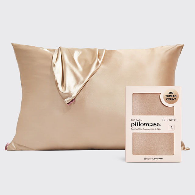 Satin pillowcases are one of the best stocking stuffers for adults