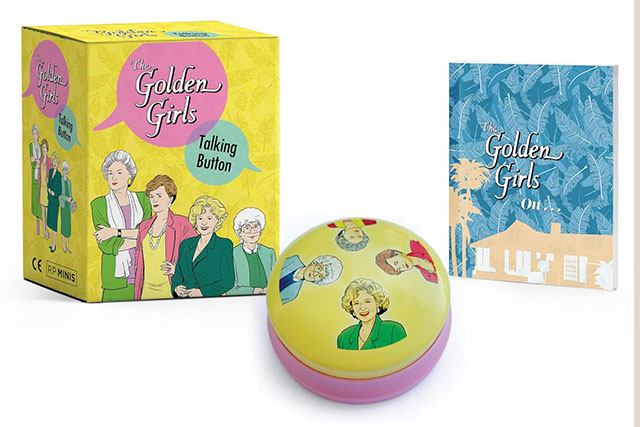 The Golden Girls talking button is one of the best stocking stuffers for adults