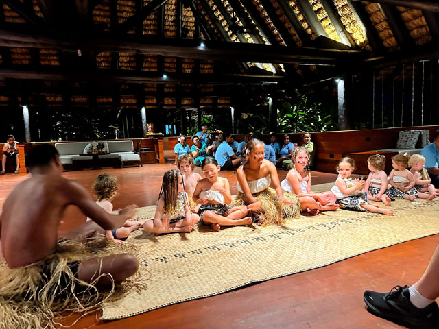 Jean-Michel Cousteau Resort dance performance