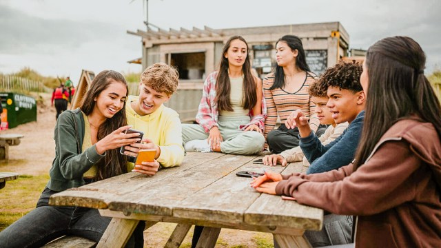 teens using middle school slang while talking