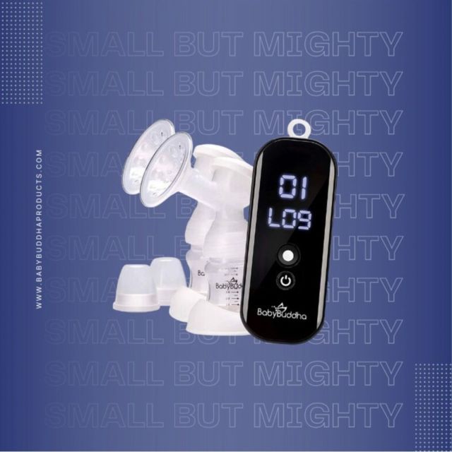 a product image of the BabyBuddha breast pump