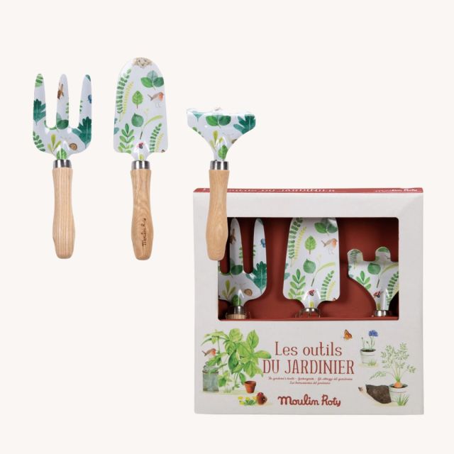 set of three kids gardening tools