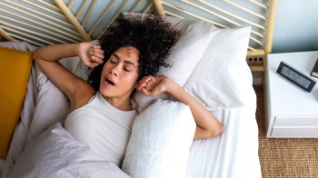 A tired woman who needs simple ways to stay awake