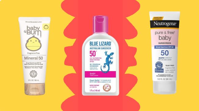 a few options for the best sunscreen for kids