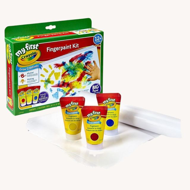 set of toddler fingerpaints