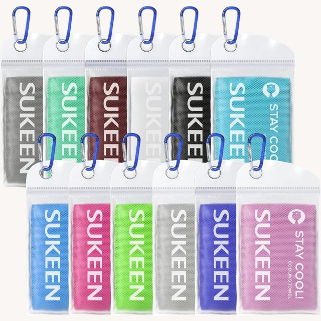 set of 14 cooling towels