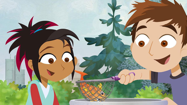 production still of SciGirls, a TV show on PBS