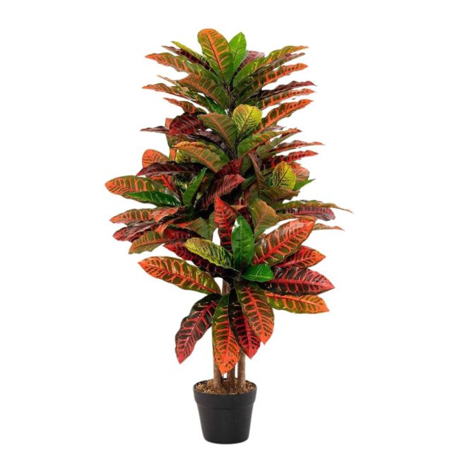 faux croton plant