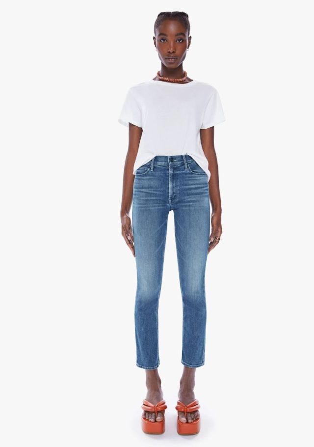 woman wearing jeans