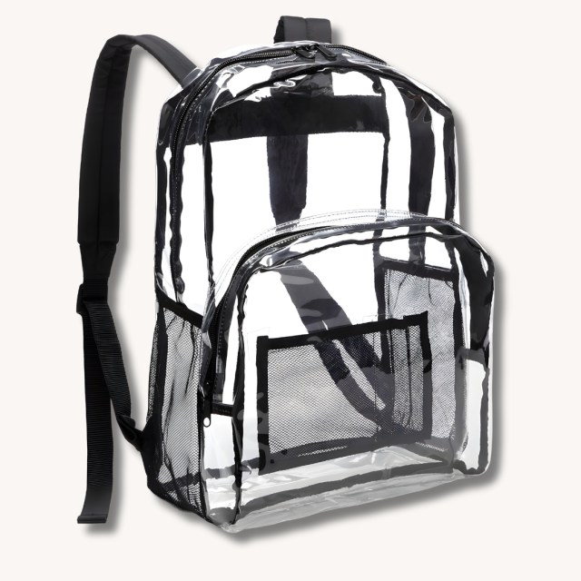 Best Backpacks for Kids Amazon Basics clear backpack