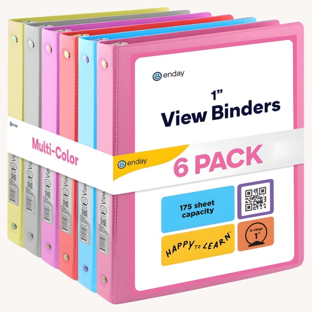 enday binders Best School Supplies Amazon School Supplies