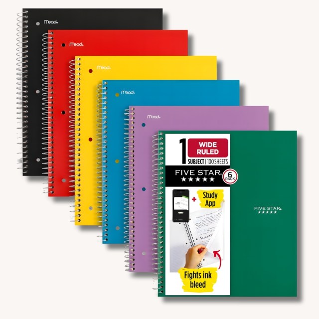 five star notebooks_Best School Supplies Amazon School Supplies