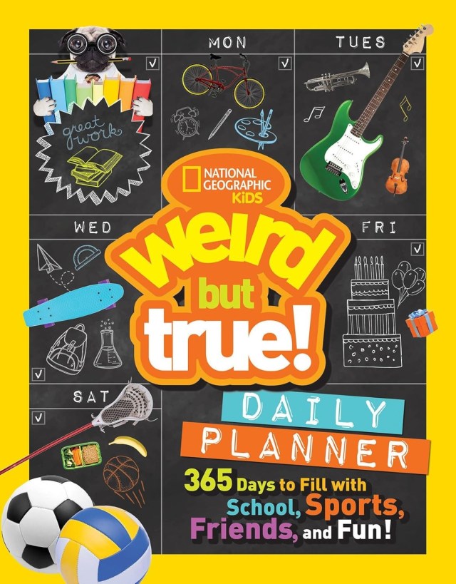weird but true kids planner best school supplies