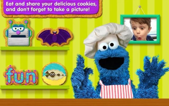 screenshot of the Sesame Street learning app for preschoolers