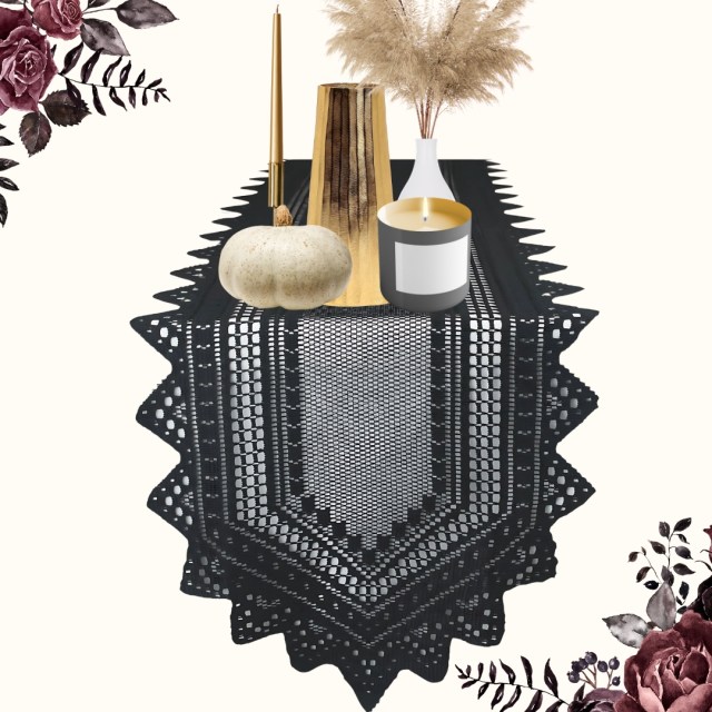 Amazon Halloween Decorations Lace Table Runner