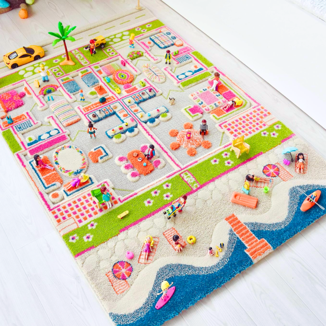 Kids' Rugs 3D Beach Rug