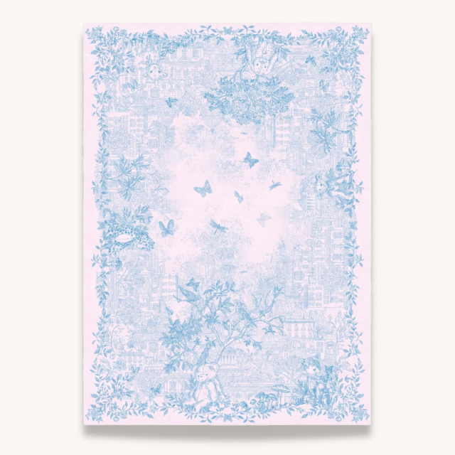 Kids' Rugs Emi Toile Soft Pink Rug