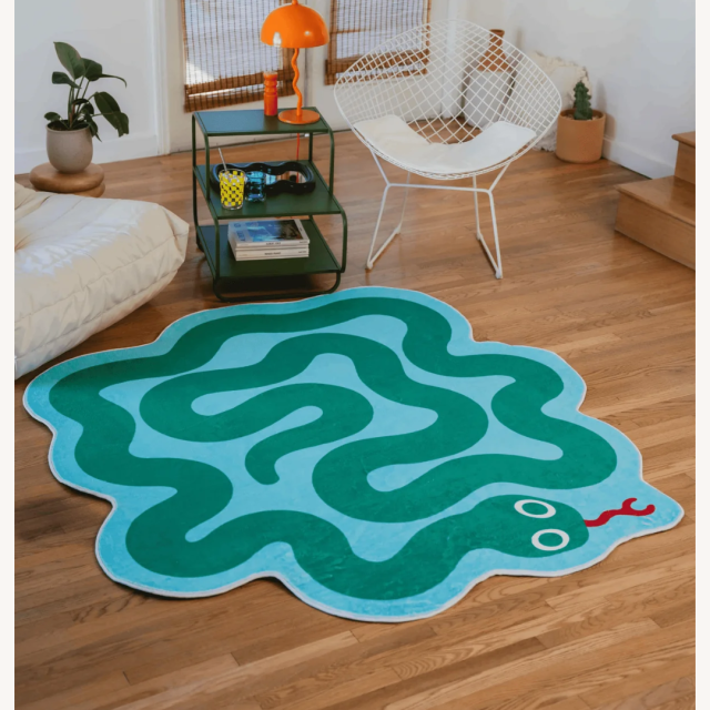 Kids' Rugs spiral snake rug