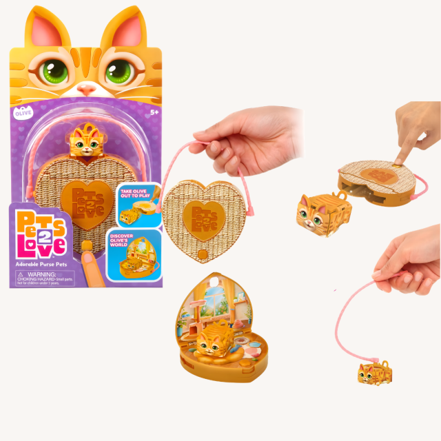 Easter Basket Fillers olive the cat play set