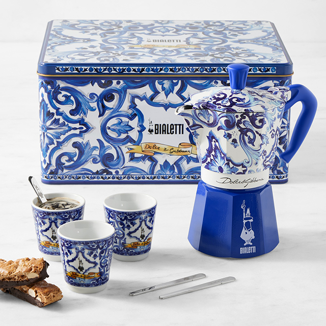 Bialetti Moka Dolce & Gabbana Espresso Set is one of our favaorite expensive gifts for mother's day