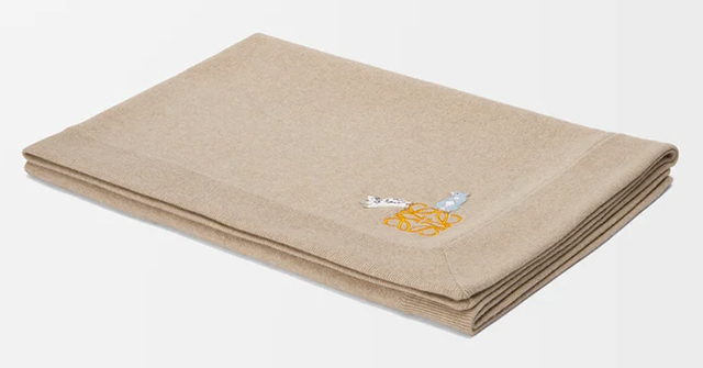Loewe's cashmere hamster blanket is one of our favorite expensive gifts for mother's day