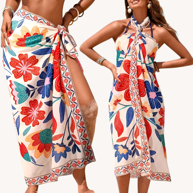 Swimsuit Cover-Ups Amazon Floral Sarong