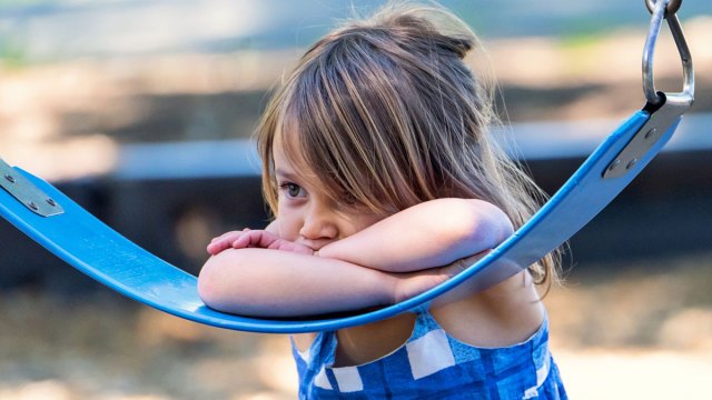 picture of a little girl in a power struggle