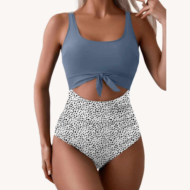 Mom Swimsuits Cutout One Piece