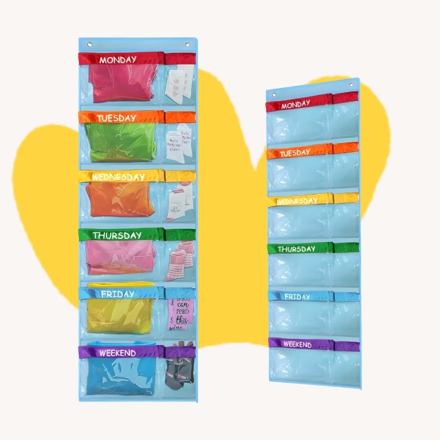 Best School Supplies kids weekly clothing organizer