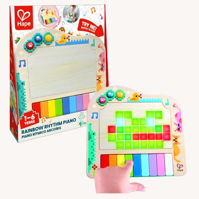 baby gift ideas Hape Pixel Piano