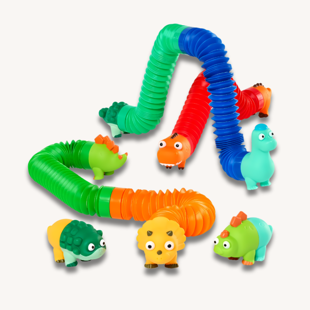 Best Toddler Gifts Battat Li'l Dino Buddies Sensory Dinosaur Tubes