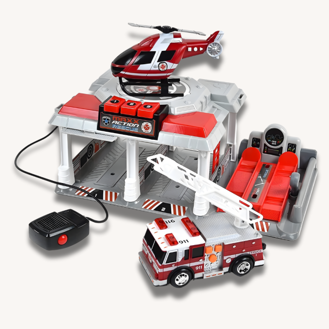 Best Toddler Gifts Fire and Rescue Garage Toy