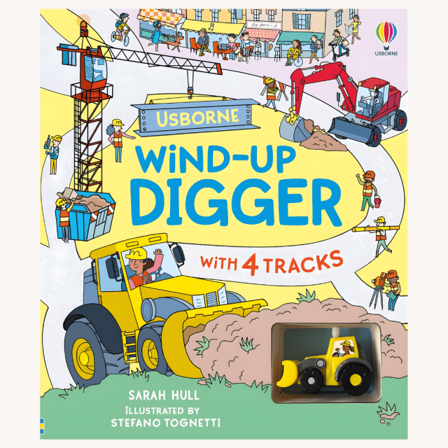 Best Toddler Gifts Wind Up Digger Book and Toy