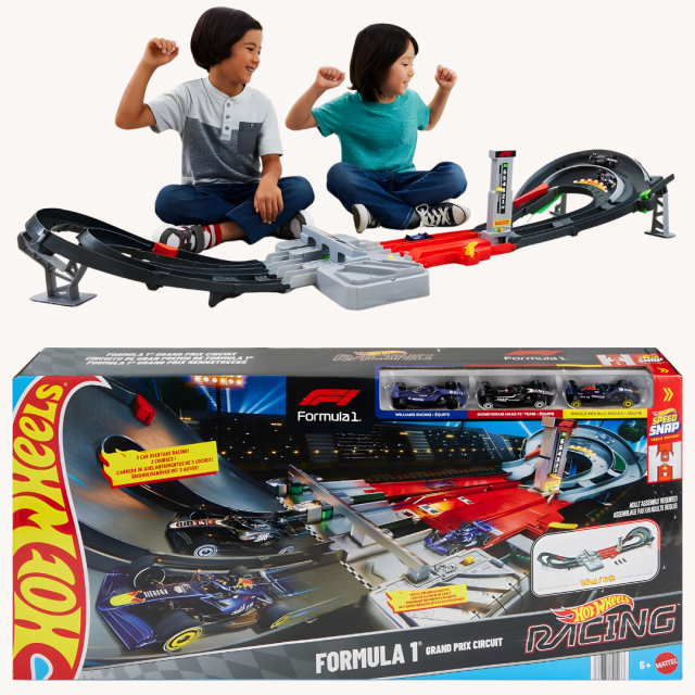 Gifts For Kids Hot Wheels Formula 1 Grand Prix Circuit Track Set