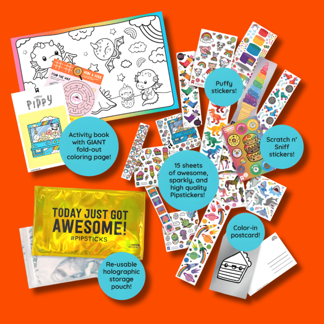 Gifts For Kids Pipsticks Kids Sticker Club