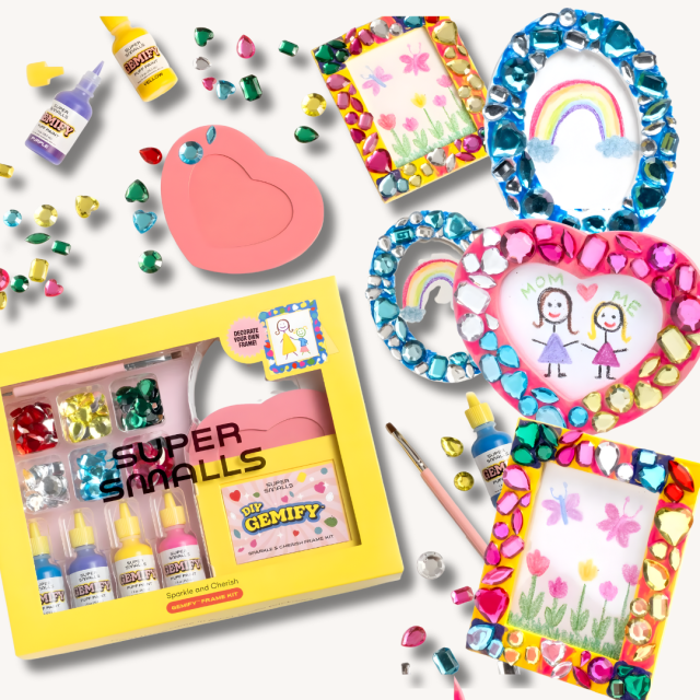 Gifts For KidsSuper Smalls Sparkle and Cherish Gemify Frames Kit