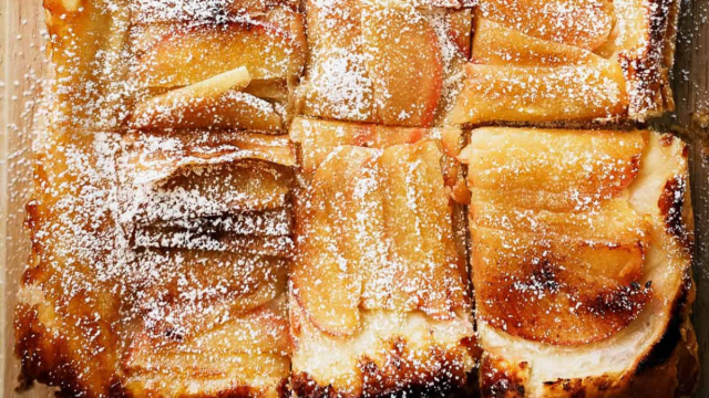 upside down apple tart is a thanksgiving recipe that isn't pie