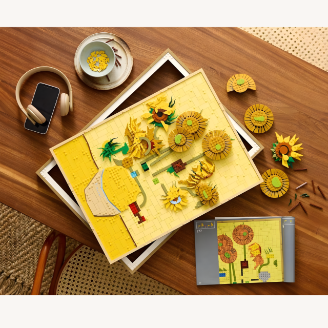 Gifts for Mom and Dad Lego Vincent van Gogh Sunflowers