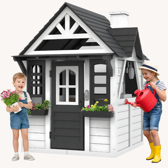 Cyber Monday Deals Outdoor Wooden Playhouse