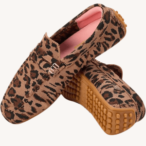 Fall wardrobe staples Dearfoams Hazel driving moccs in leopard