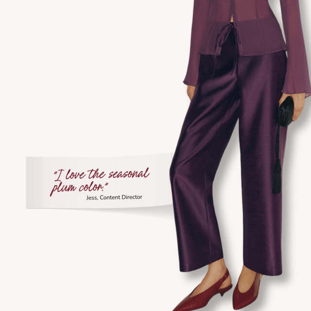 Fall wardrobe staples Reformation Olina cropped pants